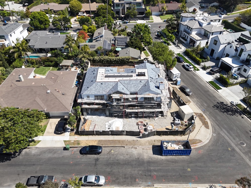 Residential homes aerial photography